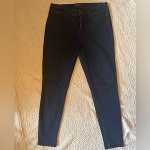 Talbots dark blue skinny jeans